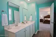 271 Jones Ridge Lane Lot 51, Newport, NC 28570 — 4-bedroom home in Ballantine Grove, Newport, NC, photo 21 of 44: Primarybathvanity