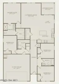 281 Ocean Pointe Boulevard SE 2001, Bolivia, NC 28422 — 4-bedroom home in Ocean Pointe, Bolivia, NC, photo 3 of 4: Ibis Floorplan