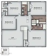 809 Ring Bill Court Lot 345, Sneads Ferry, NC 28460 — 5-bedroom home in The Preserve at Tidewater, Sneads Ferry, NC, photo 4 of 38: 2nd Floor