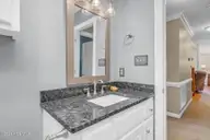 3578 Spring Mill Trail Road, Rocky Mount, NC 27804 — 3-bedroom home in Old Carriage Farm, Rocky Mount, NC, photo 20 of 35: Vanity Granite countertop