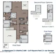2124 Cypress Hill Drive SE Lot 86, Bolivia, NC 28422 — 3-bedroom home in Rolling Hills, Bolivia, NC, photo 2 of 34: Darby Floor Plan