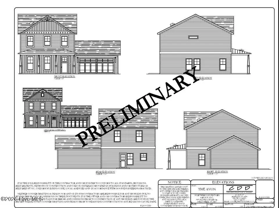 103 Maple Court, Havelock, NC 28532 — 3-bedroom home in Neuse Point East, Havelock, NC, photo 1 of 5: The Avon Access Elevation