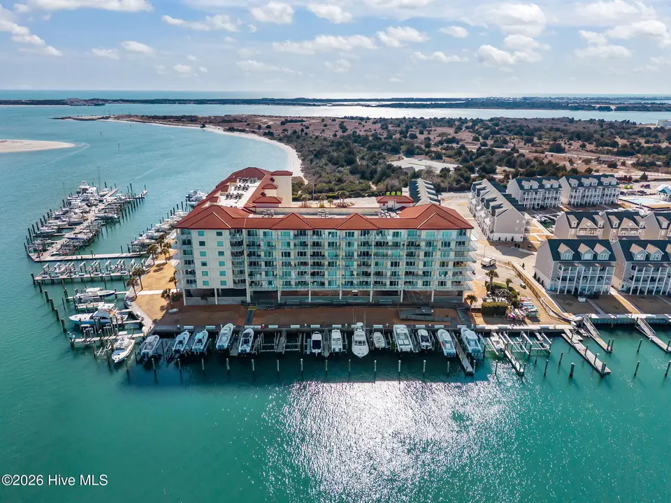 100 Olde Towne Yacht Club Drive U212, Beaufort, NC 28516 — 3-bedroom waterfront condo in Olde Towne Condo, Beaufort, NC, photo 1 of 27: Aerial_Front