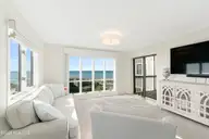 525 Salter Path Road C-5 The Breakers, Pine Knoll Shores, NC 28512 — 3-bedroom waterfront condo in Beacon's Reach, Pine Knoll Shores, NC, photo 3 of 51: Living room with ocean views