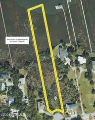 6912 15 Canal Drive, Emerald Isle, NC 28594 — waterfront lot in Columbus Square, Emerald Isle, NC, photo 23 of 24: 6912LotLines2