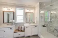 221 Shoreview Drive, New Bern, NC 28562 — 3-bedroom waterfront home in Stillwater Harbour, New Bern, NC, photo 6 of 32: Similar Construction Primary Bath