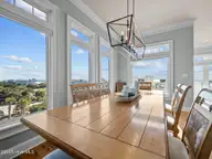 6414 Ocean Drive, Emerald Isle, NC 28594 — 5-bedroom waterfront home in Sea Crest, Emerald Isle, NC, photo 14 of 56: Dining area with great ocean VIEWS