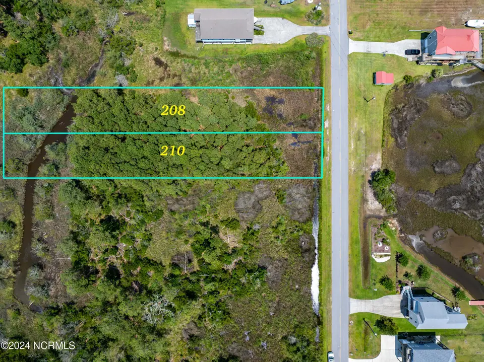 210 42 Waterway Drive, Sneads Ferry, NC 28460 — waterfront lot in Golden Acres, Sneads Ferry, NC, photo 1 of 23: 210 Waterway Dr.