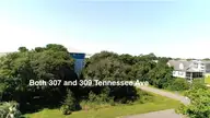 309 Tennessee Avenue, Carolina Beach, NC 28428 — waterfront lot in Wilmington Beach, Carolina Beach, NC, photo 3 of 11: AIR1c1-ff. with words jpg