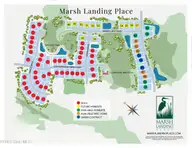 621 Vale Drive, Wilmington, NC 28411 — lot in Marsh Landing Place, Wilmington, NC, photo 6 of 16: Marsh Landing Place Plat Map September 2