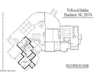 70 Royal Dublin Downs, Pinehurst, NC 28374 — 4-bedroom waterfront home in National, Pinehurst, NC, photo 6 of 53: Floor plan - upstairs