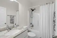 570 Mission Road, Southport, NC 28461 — 3-bedroom home in Boiling Spring Lakes, Southport, NC, photo 22 of 29: 25_hallway bathroom