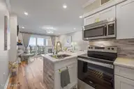 1822 New River Inlet Road Unit 1102a, North Topsail Beach, NC 28460 — 1-bedroom waterfront condo in Topsail Dunes, North Topsail Beach, NC, photo 18 of 51: Kitchen