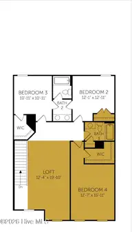 110 Nesbitt Court, Jacksonville, NC 28546 — 4-bedroom home in Muscadine, Jacksonville, NC, photo 3 of 18: Floor Plan