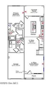 1218 Sunwater Terrace, Leland, NC 28451 — 4-bedroom townhome in Grand Park, Leland, NC, photo 2 of 49: 187 1st floor
