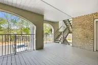 908 Resort Circle Unit 906, Sunset Beach, NC 28468 — 1-bedroom condo in Colony II, Sunset Beach, NC, photo 5 of 35: Front balcony