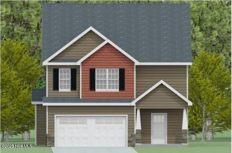 614 Turkey Trot Trail, Maysville, NC 28555 — 3-bedroom home in Village Creek, Maysville, NC, photo 1 of 8: Front Elevation