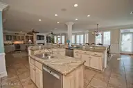 5715 Ocean Drive, Emerald Isle, NC 28594 — 8-bedroom waterfront home in Surf Landing Cove, Emerald Isle, NC, photo 14 of 64: Kitchen