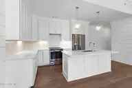 805 Mulberry Street Unit 104, Beaufort, NC 28516 — 2-bedroom condo in 805 Mulberry, Beaufort, NC, photo 5 of 24: Kitchen with Island