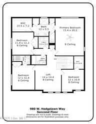 980 W Hedgelawn Way, Southern Pines, NC 28387 — 4-bedroom home in Sandhurst South, Southern Pines, NC, photo 5 of 59: 980 W. Hedgelawn Way-Second Floor_page-0