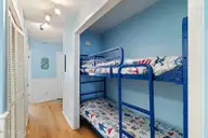 1311 Lake Park Boulevard S 2b, Carolina Beach, NC 28428 — 1-bedroom waterfront condo in Sea Colony, Carolina Beach, NC, photo 18 of 42: Bunk Area