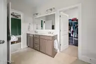 6795 Campbells Ridge Drive SE, Leland, NC 28451 — 4-bedroom home in Campbell's Ridge, Leland, NC, photo 24 of 53: Dual Vanities
