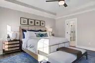 591 Heart Pine Avenue, Wilmington, NC 28411 — 4-bedroom home in Indigo at Abbey Preserve, Wilmington, NC, photo 15 of 31: Primary Bedroom 2 - Nantanaha - Cottages