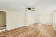 733 Cedarbrook Drive, Rocky Mount, NC 27803 — 3-bedroom home, Rocky Mount, NC, photo 2 of 12: Living Room (from front)