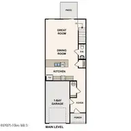 2413 A Brookville Drive, Greenville, NC 27834 — 3-bedroom townhome in Cobblestone, Greenville, NC, photo 3 of 7: HollySprings-floor-1