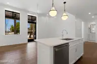 805 Mulberry Street 109, Beaufort, NC 28516 — 2-bedroom condo in 805 Mulberry, Beaufort, NC, photo 3 of 20: Kitchen Open to Living