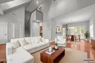 100 Greenbriar Lane, Washington, NC 27889 — 3-bedroom waterfront home in Pamlico Plantation, Washington, NC, photo 8 of 44: living room v2