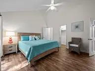 131 Oakleaf Drive, Pine Knoll Shores, NC 28512 — 3-bedroom waterfront home in Piksco, Pine Knoll Shores, NC, photo 8 of 35: Primary Bedroom