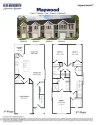 3405 Sedge Drive 6, Winterville, NC 28590 — 3-bedroom townhome in Ridgewood Farms, Winterville, NC, photo 22 of 25: Maywood Floorplan