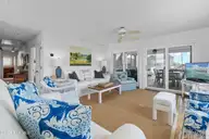 402 Dolphin Street, Sunset Beach, NC 28468 — 3-bedroom waterfront home, Sunset Beach, NC, photo 19 of 53: Stylish & Inviting Living Area