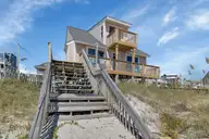194 Topsail Road, North Topsail Beach, NC 28460 — 3-bedroom waterfront home in Old Settlers Beach, North Topsail Beach, NC, photo 1 of 53: GI - 194 Topsail Rd - Hannah & Duran-42