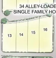 7171 13 Carolina Beach Rd, Wilmington, NC 28412 — waterfront lot in Shoreline, Carolina Beach Inlet, Wilmington, NC, photo 1 of 3: Lot Map 13-16