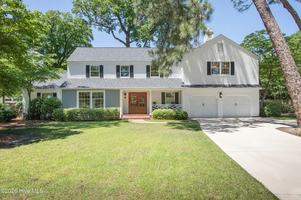 55 Palmetto Road, Pinehurst, NC 28374 — 4-bedroom home in Old Town, Pinehurst, NC, photo 1 of 57: FrontExterior2