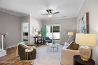 239 Cline Way Unit 109, Beaufort, NC 28516 — 3-bedroom townhome in 1809 Live Oak, Beaufort, NC, photo 4 of 45: Kitchen Open to Living Room