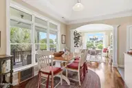 239 Water Oak Drive, Newport, NC 28570 — 4-bedroom waterfront home in Florida Park, Newport, NC, photo 12 of 36: Kitchen and Dining Area