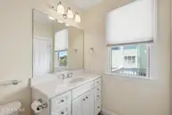 105 Winston Avenue Unit A, Atlantic Beach, NC 28512 — 2-bedroom condo in Triple Ess Shores, Atlantic Beach, NC, photo 14 of 37: 2nd Floor Primary Bath