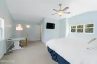 221 Creek Road, Beaufort, NC 28516 — 2-bedroom waterfront home in Royal Place, Beaufort, NC, photo 20 of 59: Primary suite