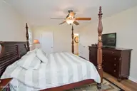 915 Sunset Boulevard, Newport, NC 28570 — 3-bedroom waterfront home in Sound View Park, Newport, NC, photo 17 of 55: Primary Bedroom on Main Level
