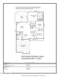 1013 Garden Club Way, Leland, NC 28451 — 3-bedroom home in Waterford of the Carolinas, Leland, NC, photo 5 of 34: floorplan.pdf