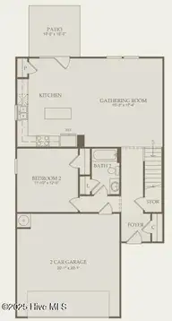 628 Coronado Avenue SE, Leland, NC 28451 — 4-bedroom home in Herring Shores, Leland, NC, photo 2 of 5: Raven Floorplan HS