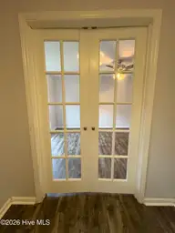 102 Dockside Drive, Jacksonville, NC 28546 — 4-bedroom waterfront home in Hunters Creek, Jacksonville, NC, photo 10 of 33: office doors