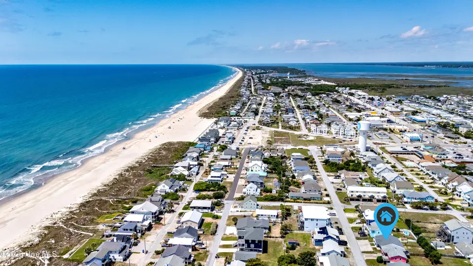 207 E Terminal Boulevard, Atlantic Beach, NC 28512 — 4-bedroom waterfront home, Atlantic Beach, NC, photo 1 of 68: Aerial View