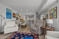 650 Salter Path Road 303, Pine Knoll Shores, NC 28512 — 2-bedroom waterfront condo in Ocean Bay Villas, Pine Knoll Shores, NC, photo 5 of 43: Living/Dining