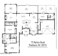 75 Harlow Road, Pinehurst, NC 28374 — 3-bedroom home in Unit 2, Pinehurst, NC, photo 4 of 40: Floor plan