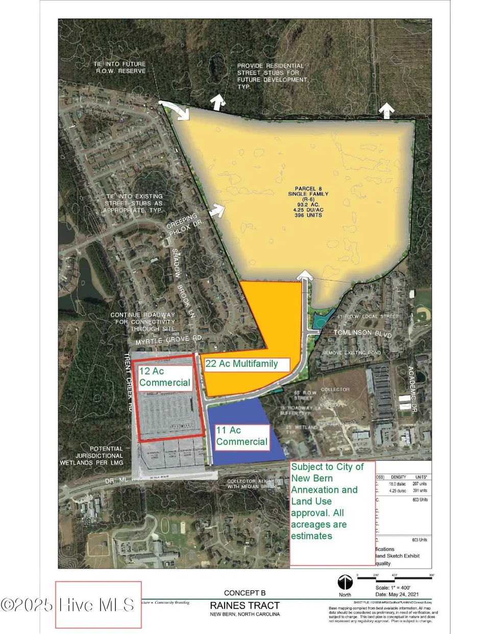 12 Acres Dr Mlk Jr Boulevard, New Bern, NC 28562 — lot, New Bern, NC, photo 1 of 9: Preliminary Site Plan