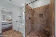 206 W Azalea Drive, Holly Ridge, NC 28445 — 3-bedroom home in Neighborhoods of Holly Ridge, Holly Ridge, NC, photo 15 of 23: Bathroom # 1 - En Suite